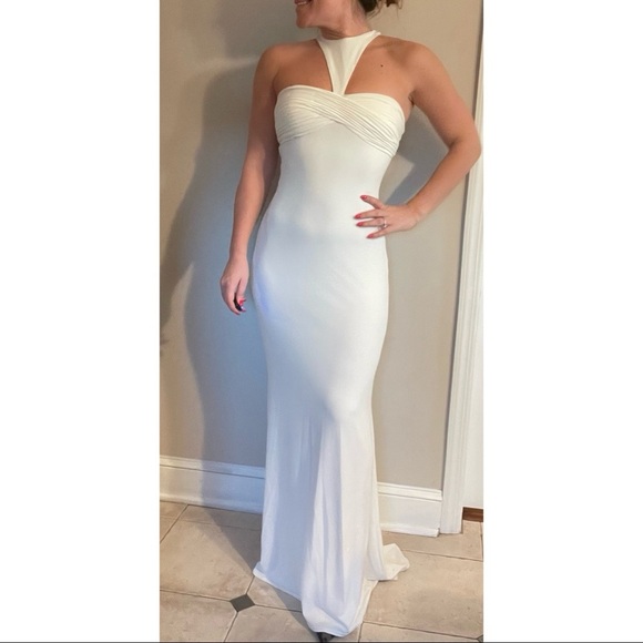 Jovani Evening Gown White - Picture 2 of 4